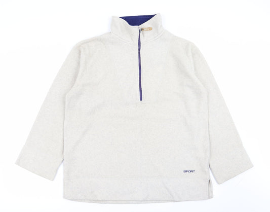 theme sport Womens Ivory   Pullover Jumper Size 10