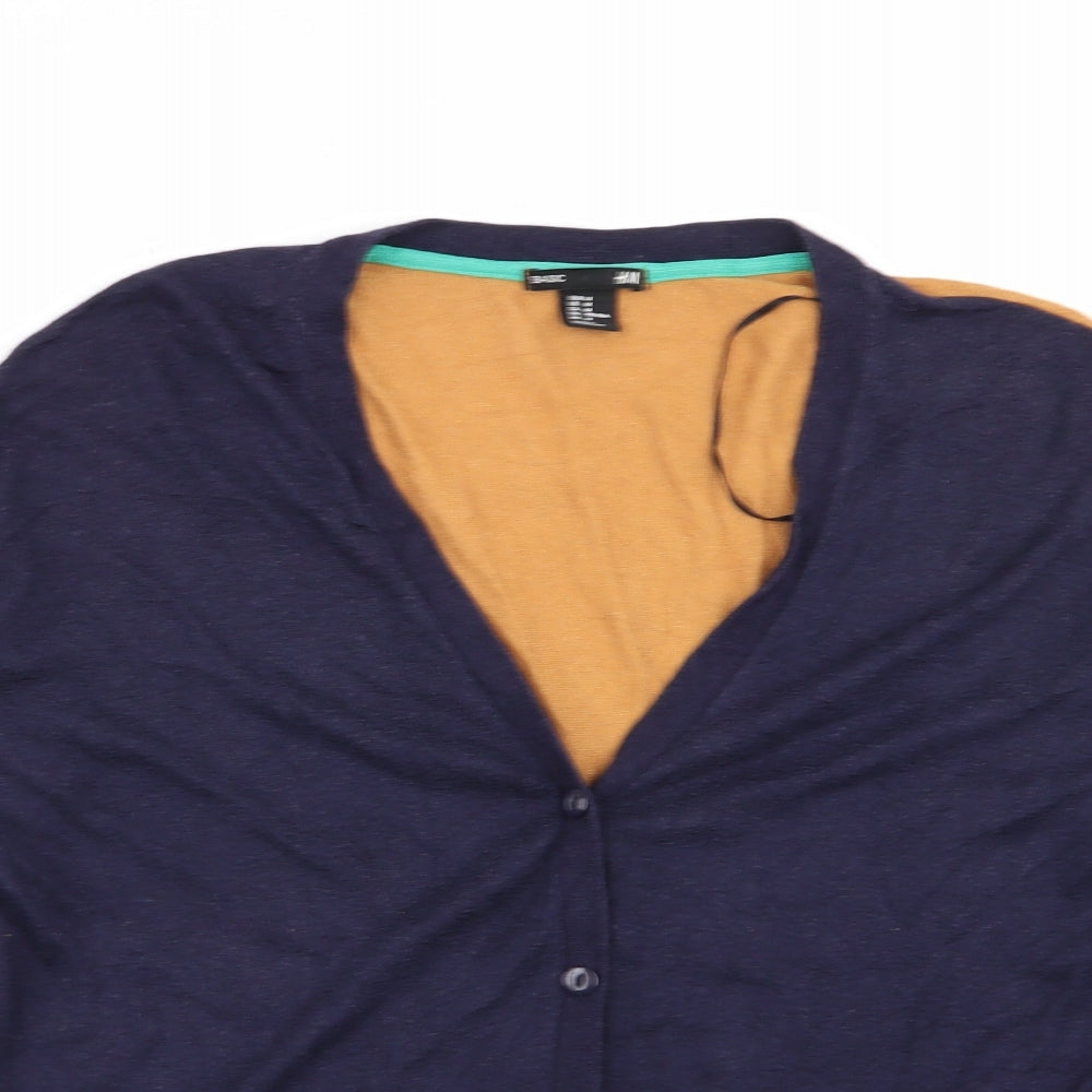 Womens UK Size M H&M Multicoloured Cardigan Jumper