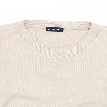 Womens UK Size M PLT Beige Pullover Jumper