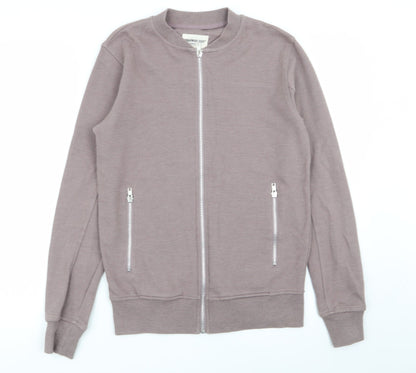 Cedar Wood State Mens Brown   Full Zip Jumper Size S