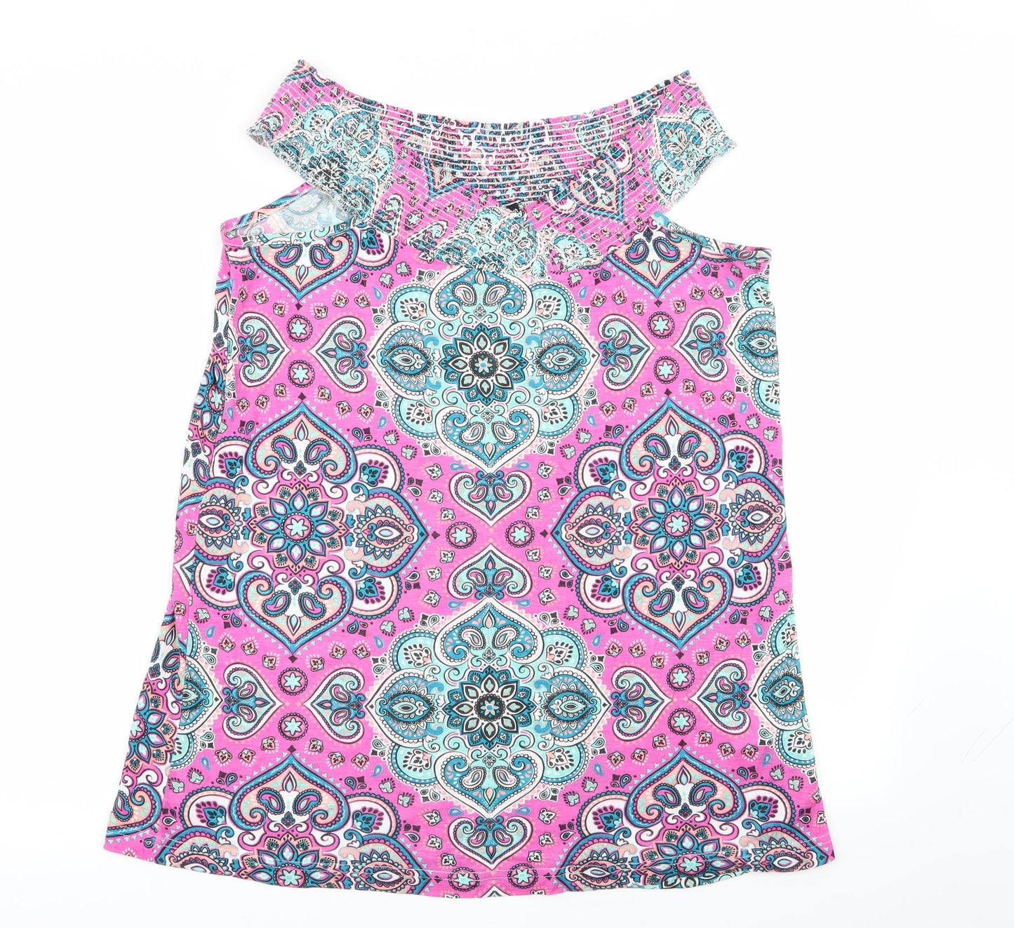 Womens UK Size 8 be you Multicoloured Basic Tank