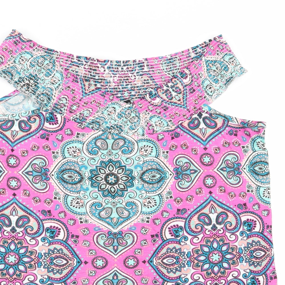 Womens UK Size 8 be you Multicoloured Basic Tank