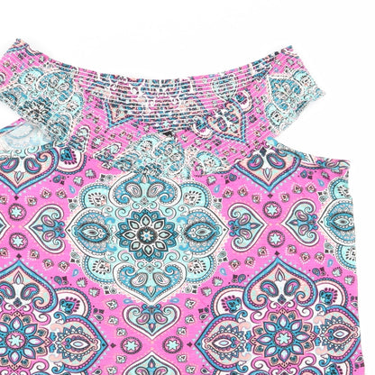 Womens UK Size 8 be you Multicoloured Basic Tank