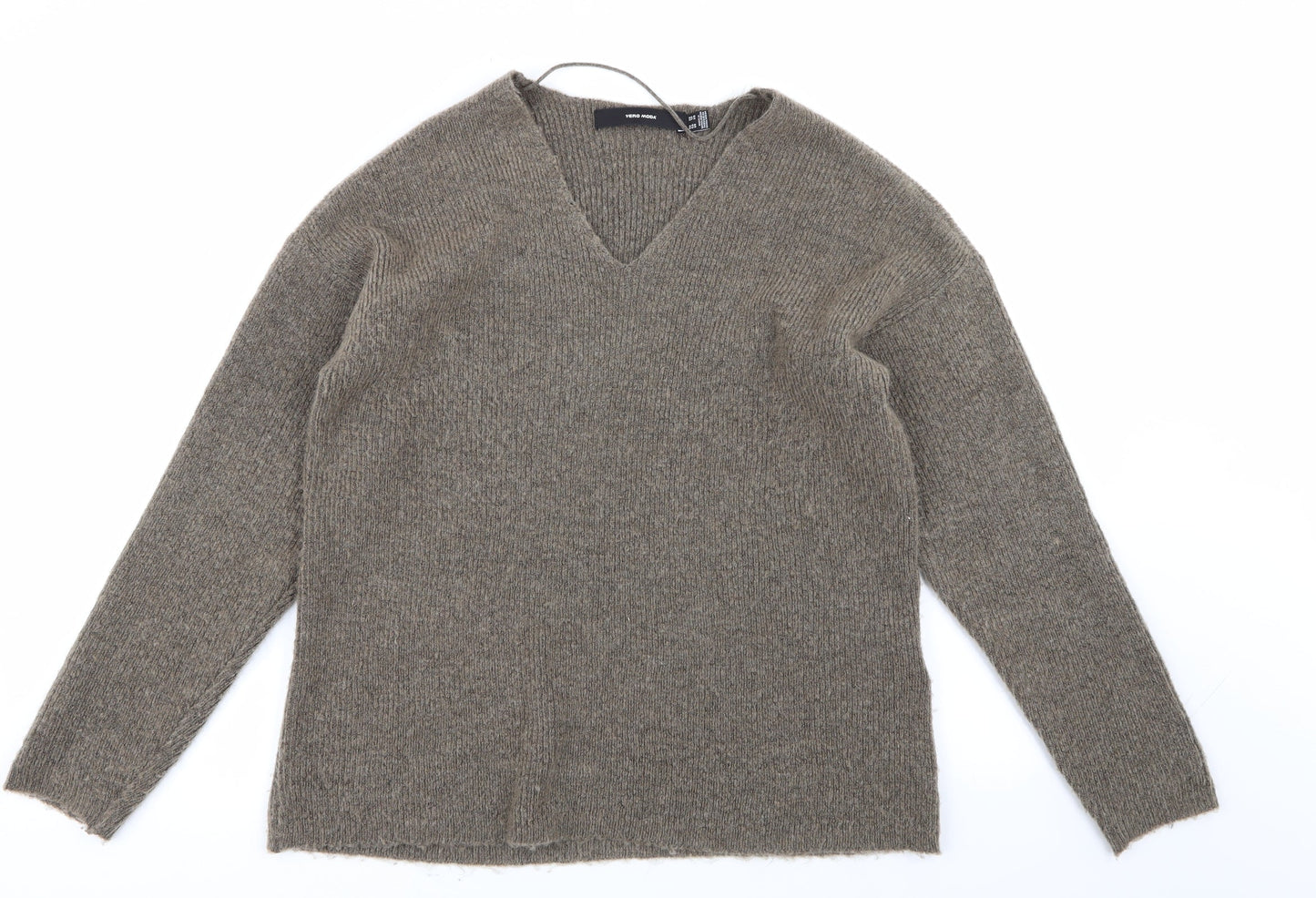 Womens UK Size XS VERO MODA Brown Pullover Jumper