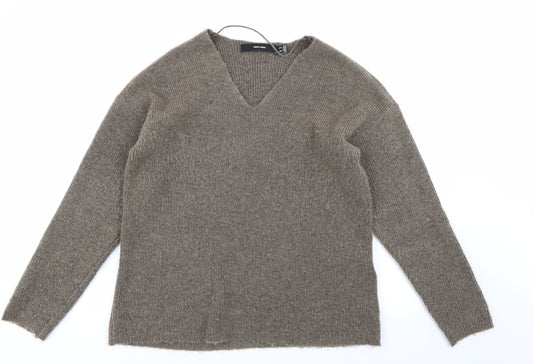 Womens UK Size XS VERO MODA Brown Pullover Jumper