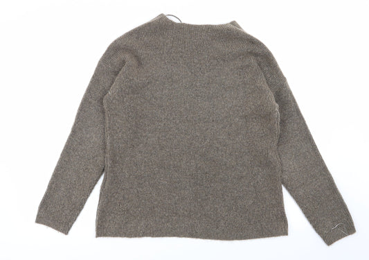 Womens UK Size XS VERO MODA Brown Pullover Jumper