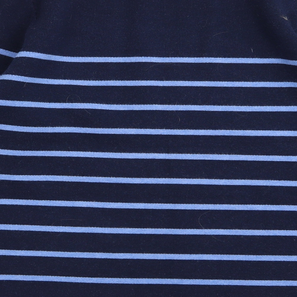 Womens UK Size L Adrienne Vittadini Blue Pullover Jumper