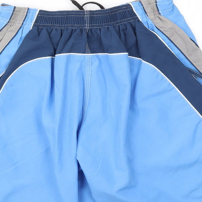 Big Fisch Boys Blue   Sweat Shorts Size S