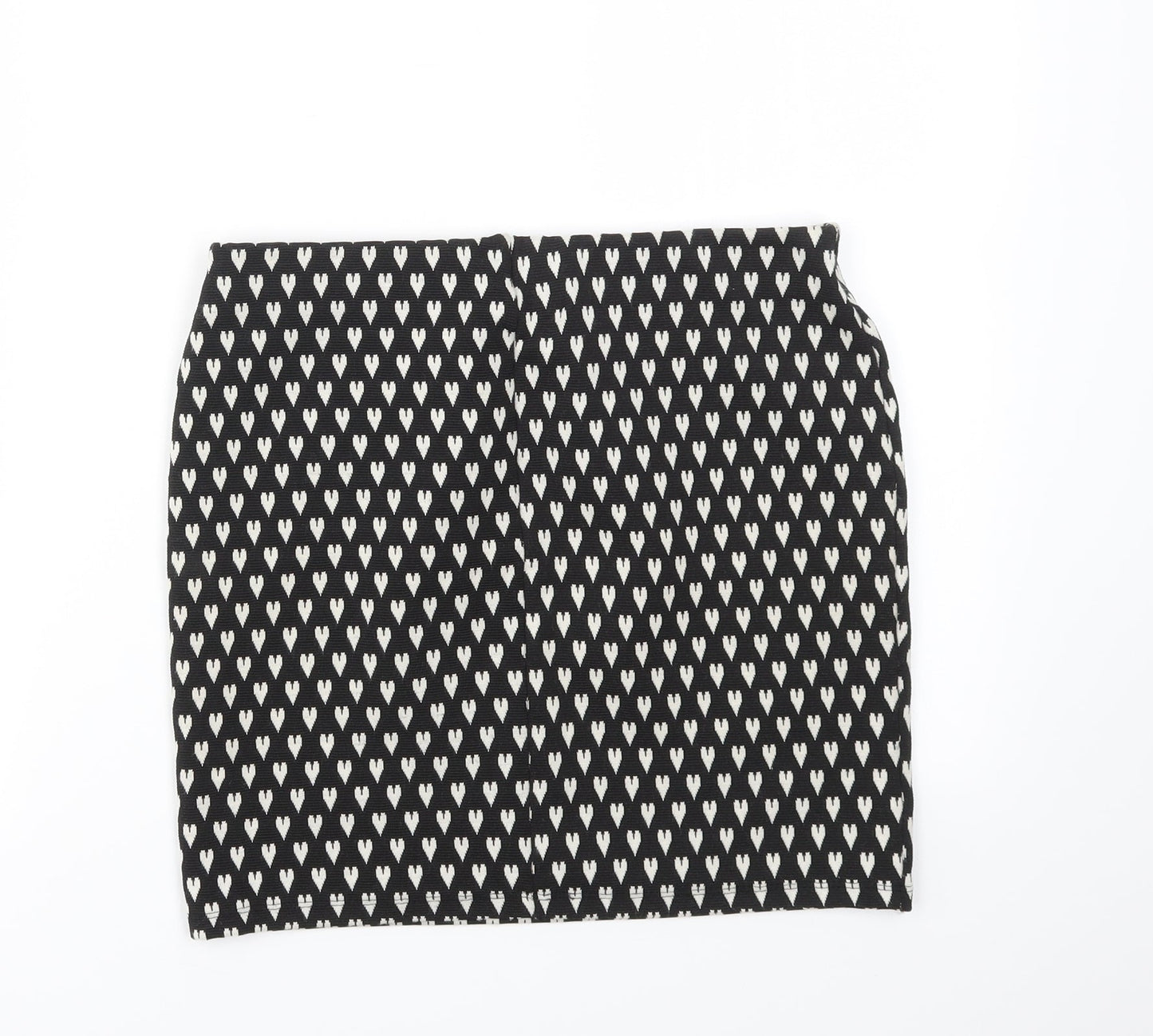 Primark Womens Multicoloured Geometric  A-Line Skirt Size 10  - stretch waistband