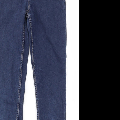 Preworn Girls Blue   Straight Jeans Size 10-11 Years