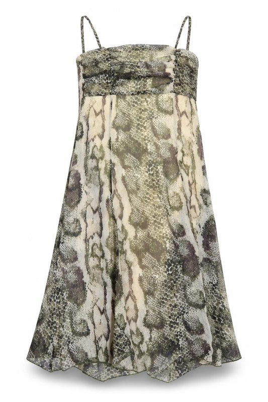 Solo Womens Multicoloured Animal Print  Fit & Flare  Size 12