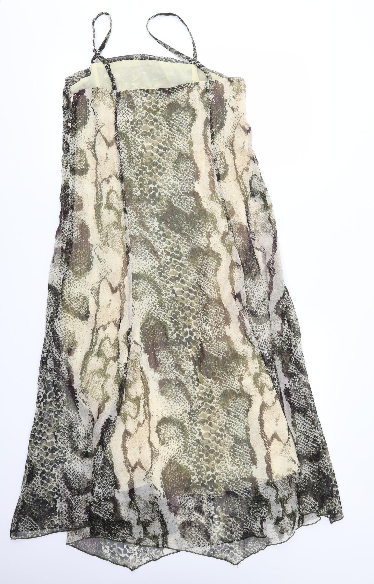 Solo Womens Multicoloured Animal Print  Fit & Flare  Size 12