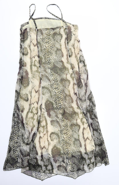 Solo Womens Multicoloured Animal Print  Fit & Flare  Size 12