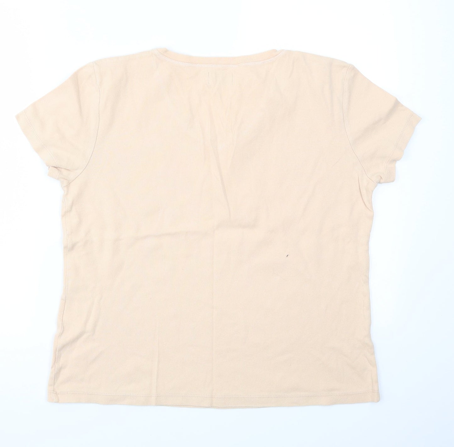 Womens UK Size L Bonmarché Pink Basic T-Shirt