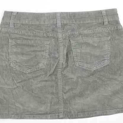 Bradford Womens Green  Corduroy Mini Skirt Size 8
