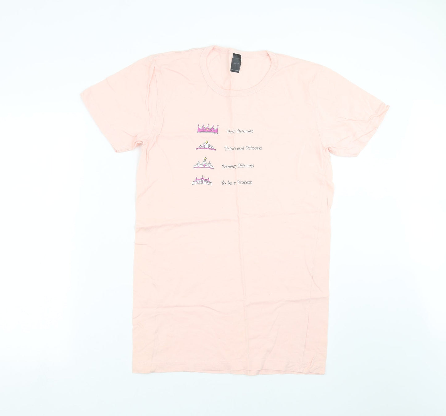 F&F Womens Pink   Basic T-Shirt Size S  - Princess