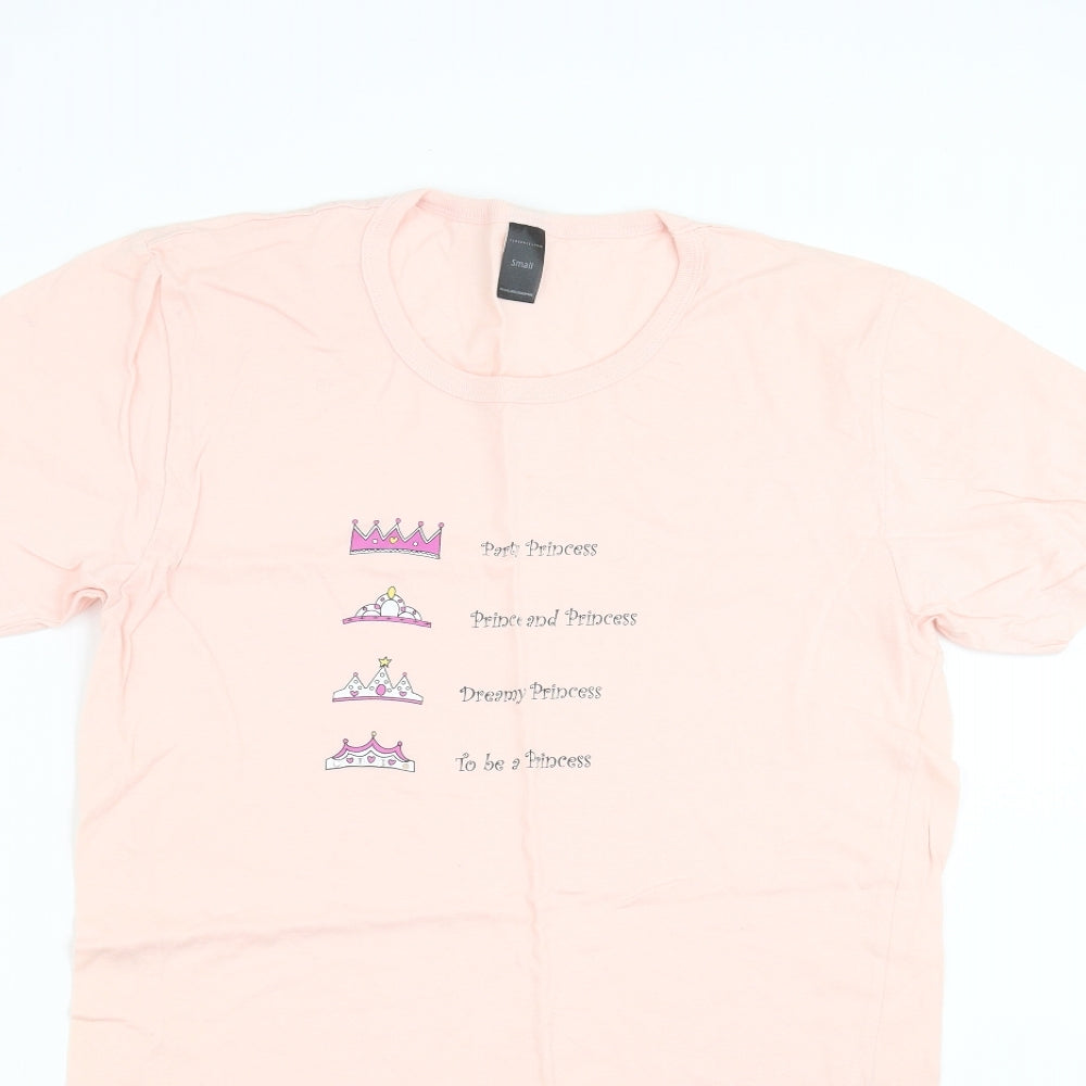 F&F Womens Pink   Basic T-Shirt Size S  - Princess