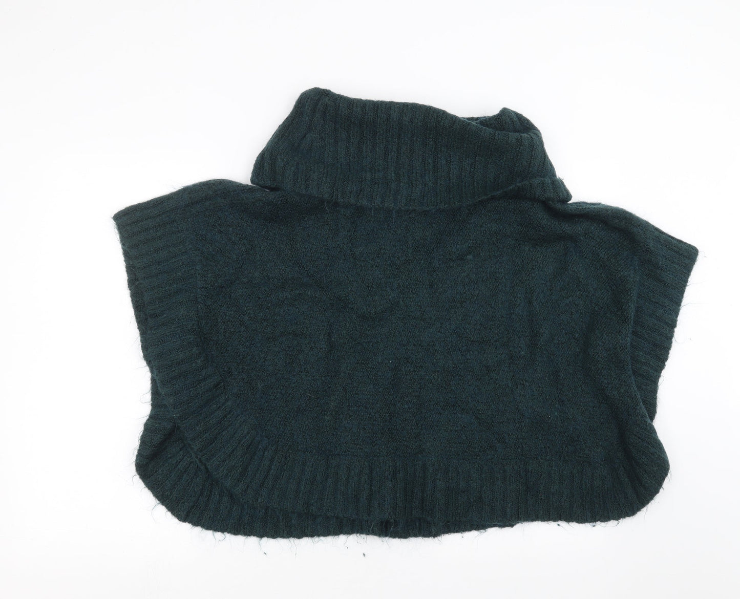 Primark Womens Green  Knit Cape Jumper Size S