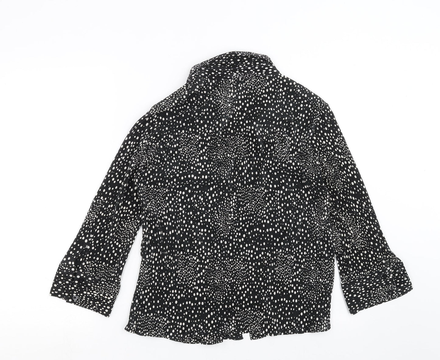 Womens UK Size 14 Debenhams Black Basic Blouse
