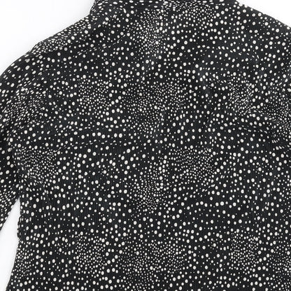 Womens UK Size 14 Debenhams Black Basic Blouse