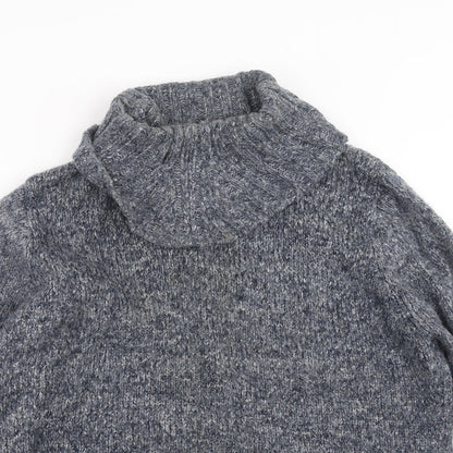 Laura D Womens Blue  Knit Pullover Jumper Size L