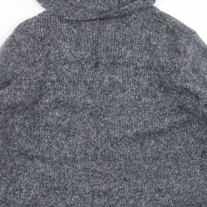 Laura D Womens Blue  Knit Pullover Jumper Size L