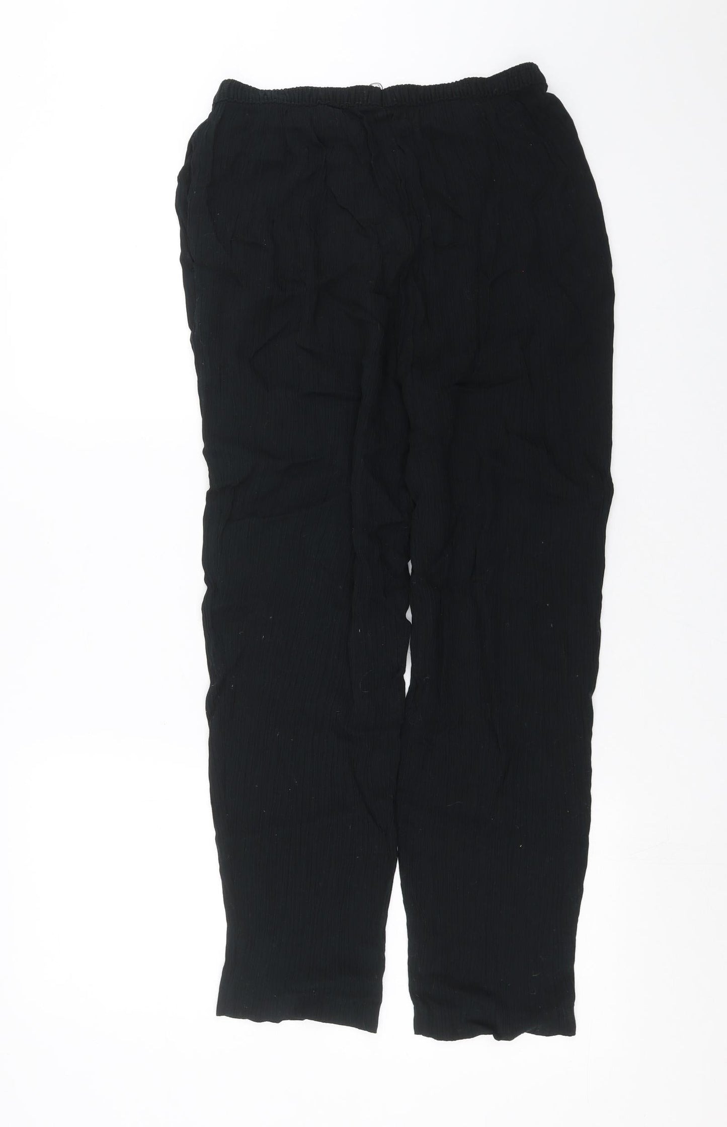 Womens UK Size 14 Marks and Spencer Regular Fit  Black Trousers