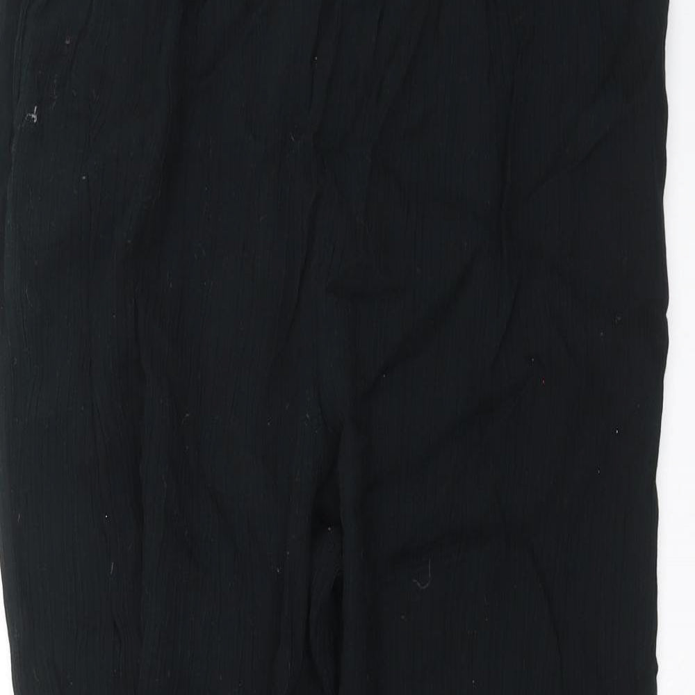 Womens UK Size 14 Marks and Spencer Regular Fit  Black Trousers