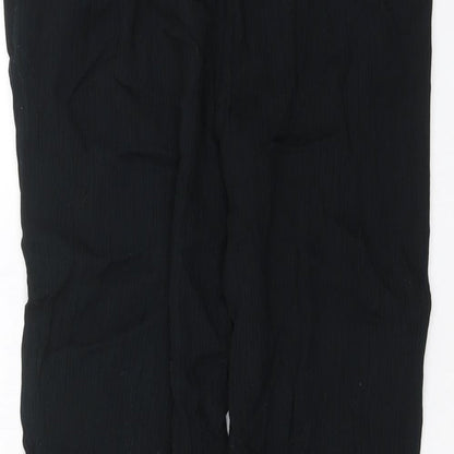 Womens UK Size 14 Marks and Spencer Regular Fit  Black Trousers