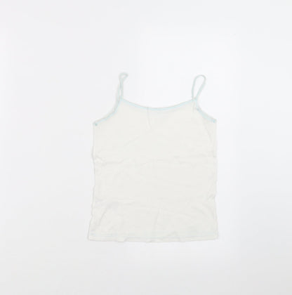 Marks and Spencer Girls White   Camisole T-Shirt Size 6-7 Years  - vest