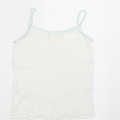 Marks and Spencer Girls White   Camisole T-Shirt Size 6-7 Years  - vest