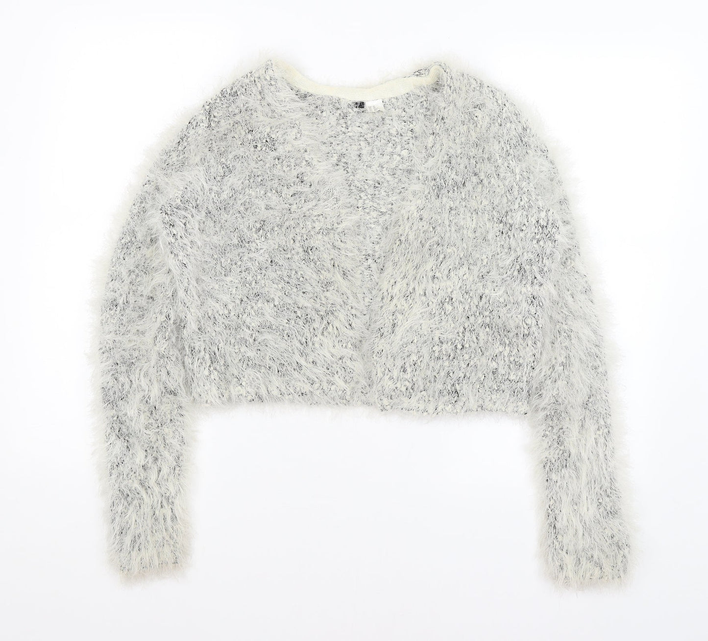 Womens UK Size XS H&M White Cardigan Jumper