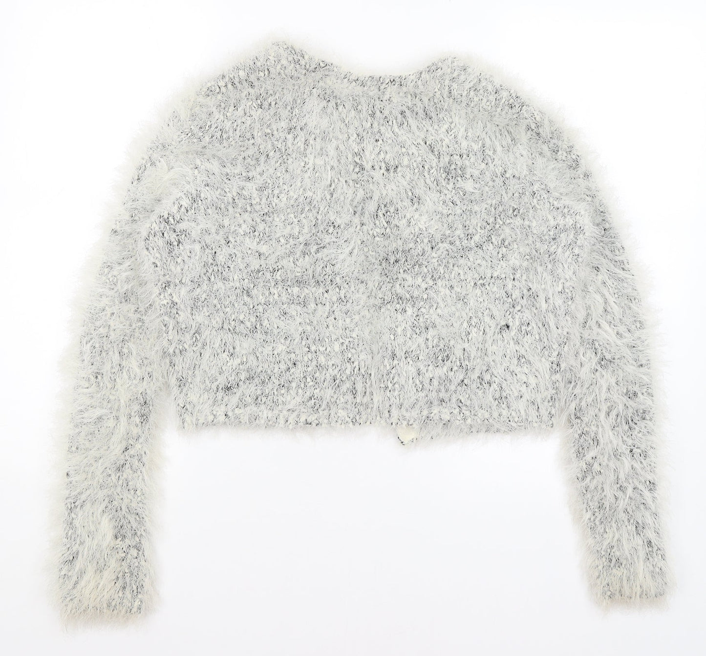 Womens UK Size XS H&M White Cardigan Jumper