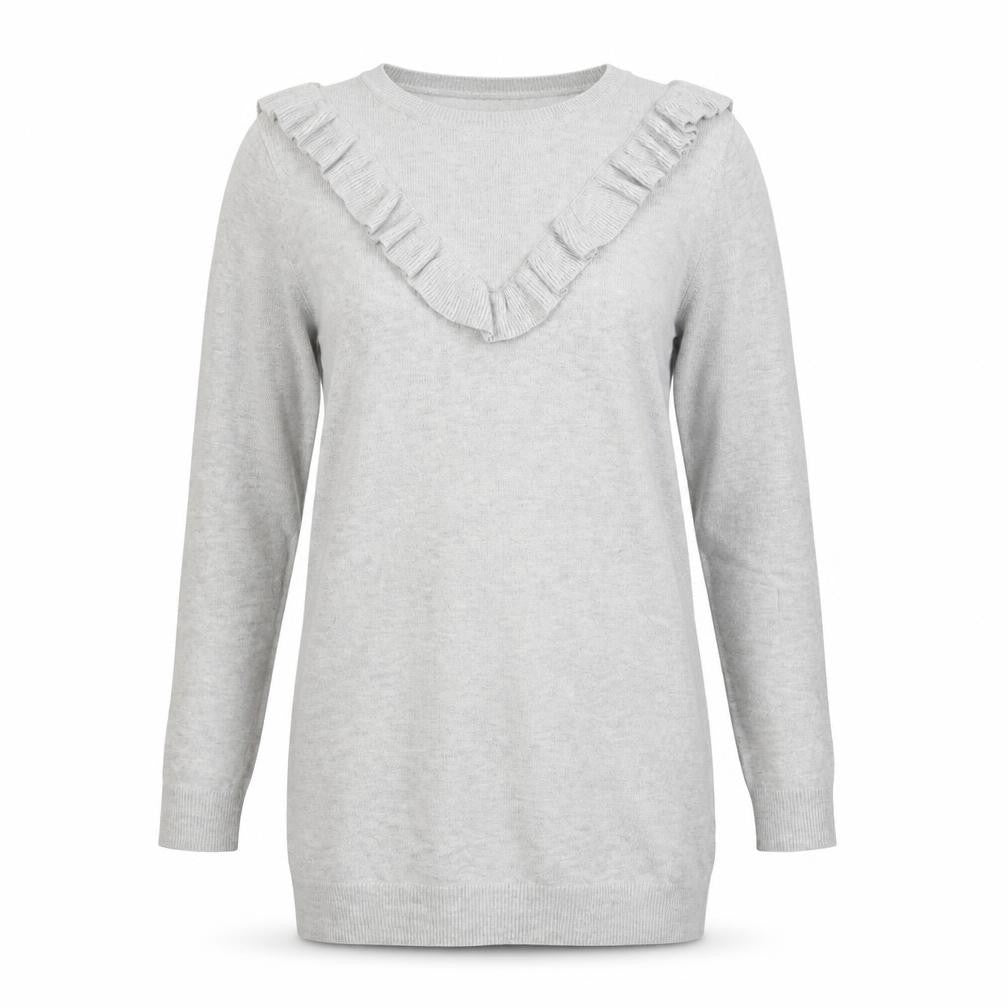Womens UK Size 10 Dorothy Perkins Grey Pullover Jumper