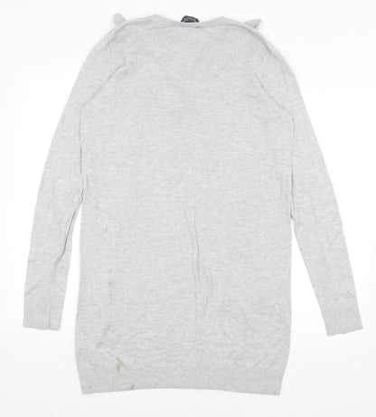 Womens UK Size 10 Dorothy Perkins Grey Pullover Jumper
