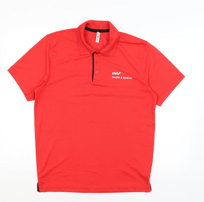 Proact Mens Red    Polo Size M