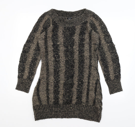 F&F Womens Brown   Pullover Jumper Size 10