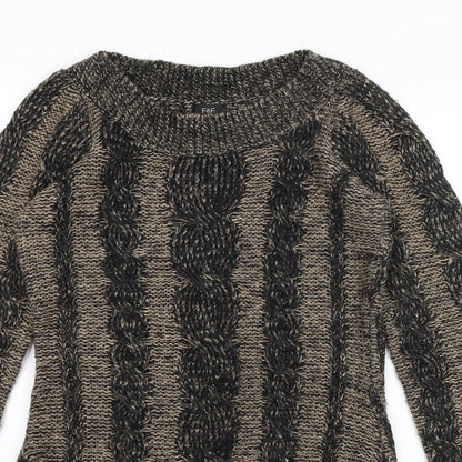 F&F Womens Brown   Pullover Jumper Size 10