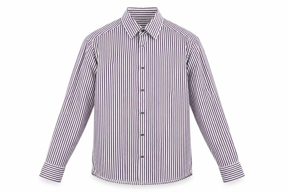 Mens UK Size M Autograph White  Button-Up Long Sleeve Casual Shirt