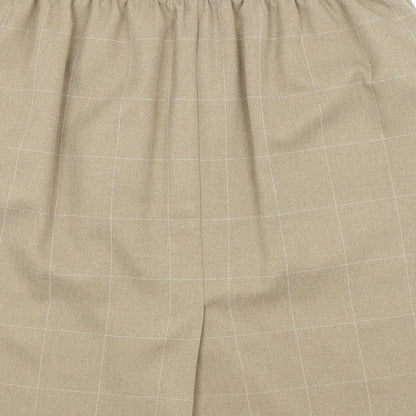M&S Womens Brown Check  A-Line Skirt Size 20