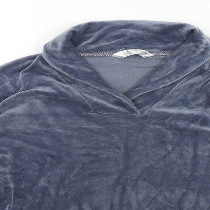 Nightwear Essentials Womens Blue   Top Pyjama Top Size 10