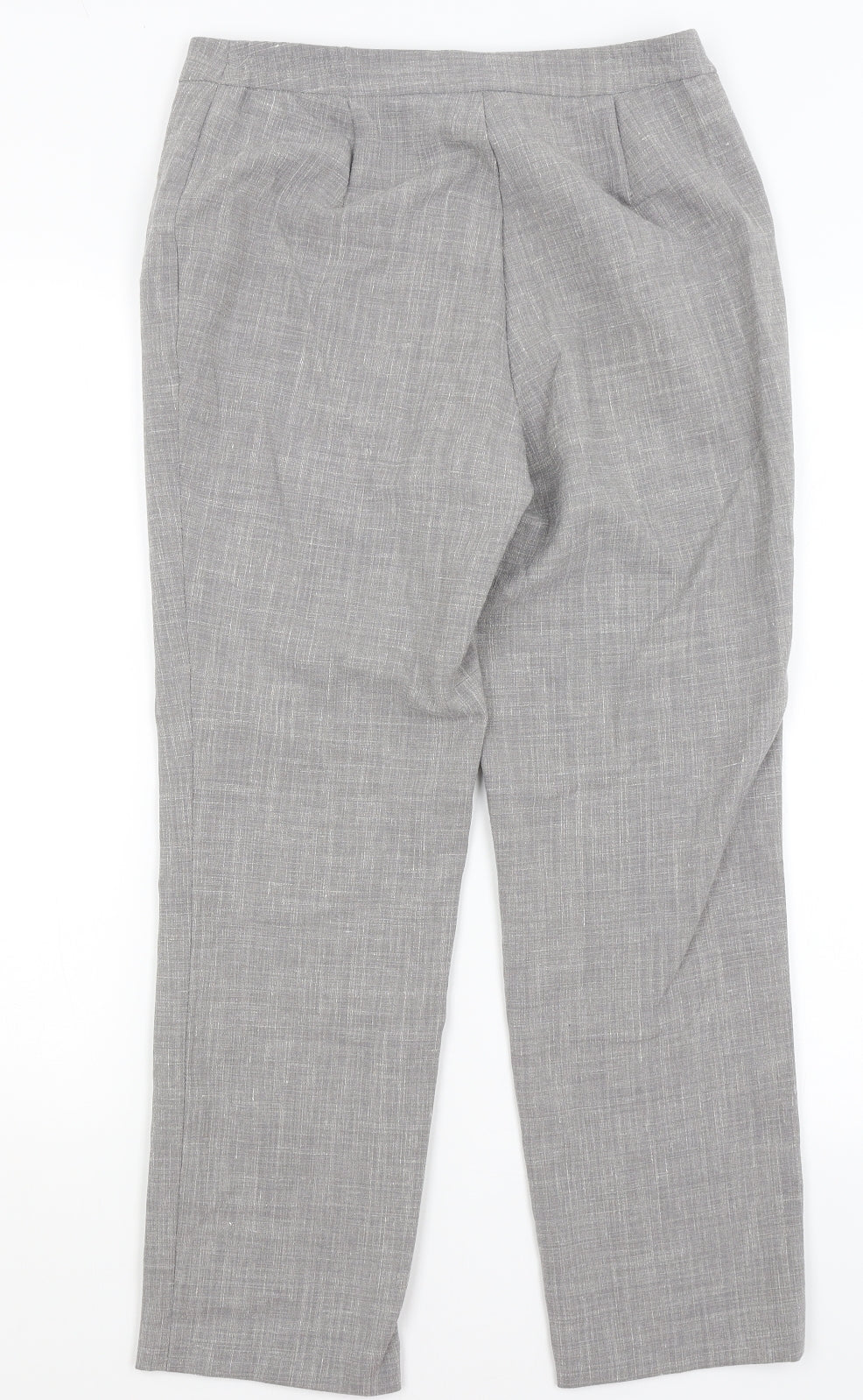 Womens UK Size 12 Damart Regular Fit  Grey Trousers