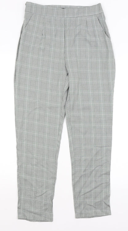 Womens UK Size 10 Nasty Gal Regular Fit  Grey Trousers
