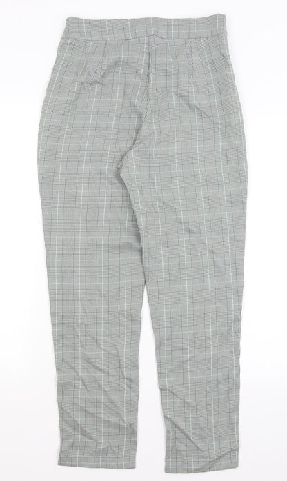 Womens UK Size 10 Nasty Gal Regular Fit  Grey Trousers
