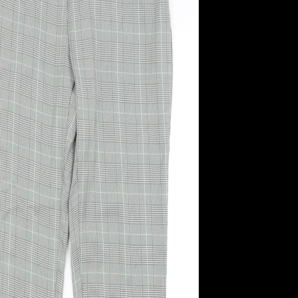 Womens UK Size 10 Nasty Gal Regular Fit  Grey Trousers