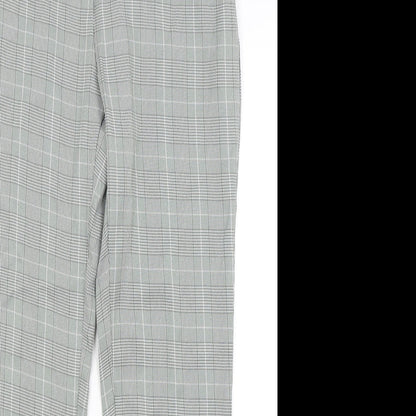 Womens UK Size 10 Nasty Gal Regular Fit  Grey Trousers