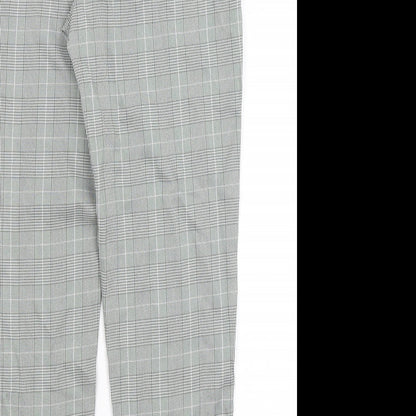 Womens UK Size 10 Nasty Gal Regular Fit  Grey Trousers