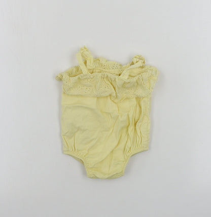 Matalan  Girls Yellow   Babygrow One-Piece Size Newborn