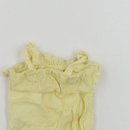 Matalan  Girls Yellow   Babygrow One-Piece Size Newborn