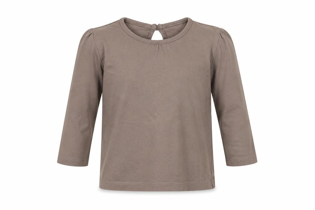 Cherokee  Girls Brown   Basic T-Shirt Size 12-18 Months